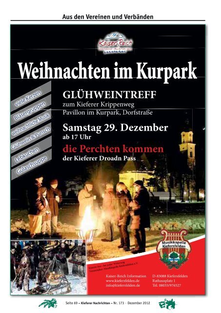 KRIPPENDORF KIEFERSFELDEN â ADVENT OHNE HEKTIK