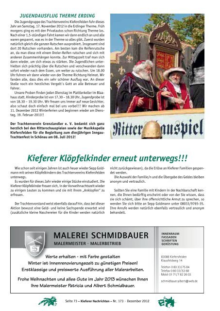 KRIPPENDORF KIEFERSFELDEN â ADVENT OHNE HEKTIK