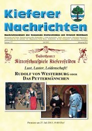Rudolf von Westerburgoder Das PettermÃ¤nnchen - Kiefersfelden
