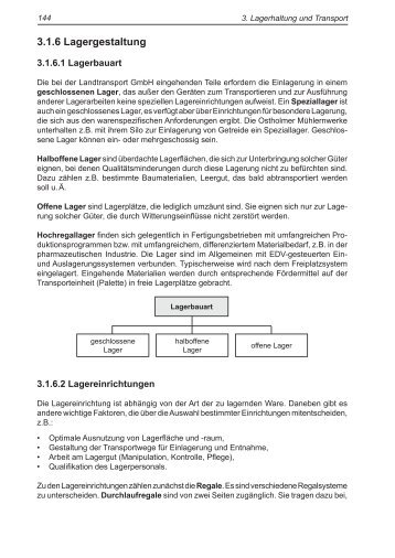 3.1.6 Lagergestaltung - Kiehl