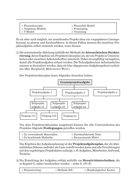 D. Projektplanung - Kiehl