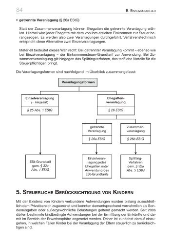 5. STEUERLICHE BERÜCKSICHTIGUNG VON KINDERN - Kiehl