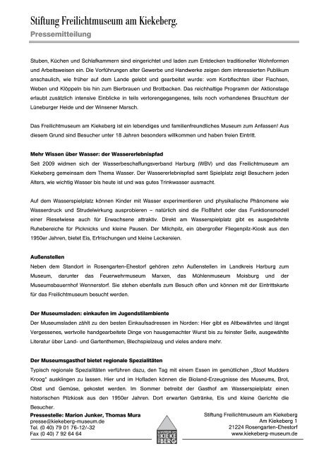 Pressemitteilung zum Freilichtmuseum als PDF