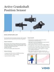 Active Crankshaft Position Sensor - Kienzle Automotive GmbH