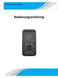 Bedienungsanleitung - Fernbedienung ANV 2010S EU (338 KB)