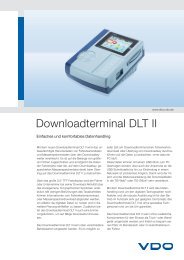 Downloadterminal DLT II - VDO