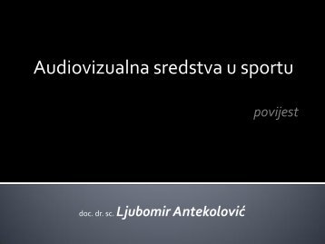 Audiovizualna sredstva u sportu