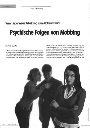 Psychische Folgen von Mobbing - Dr. med. Peter Teuschel