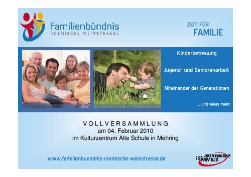 FAMILIE - Kinder- und Jugendbüro VG Schweich