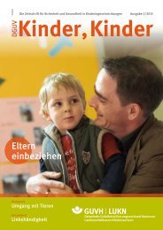 Ausgabe 2/2013 - DGUV Kinder, Kinder