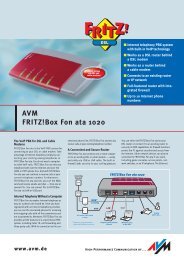 AVM FRITZ!Box Fon ata 1020 - Soho66