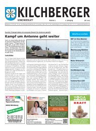 Kilchberger Gemeindeblatt Juli 2013 - Gemeinde Kilchberg