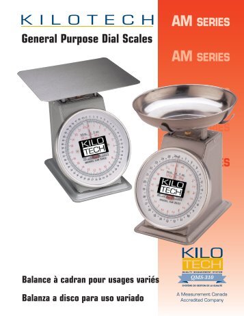 General Purpose Dial Scales - Kilotech