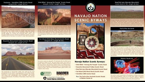 Driving through Navajo Nation scenic byways