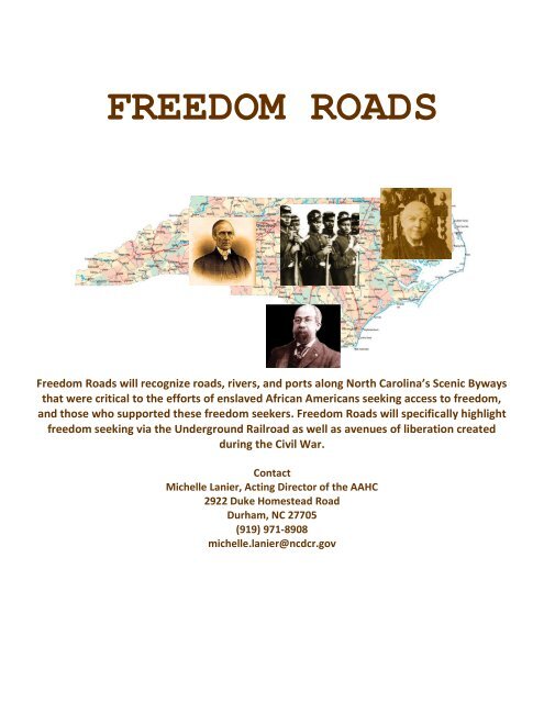 Freedom Roads Info - Kimley-Horn and Associates, Inc.