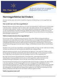 Harnwegsinfektion bei Kindern - Dr. Peter Voitl