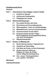 Teil 2 - Kindergarten-Homepage