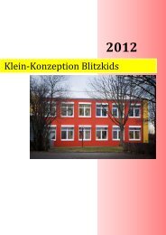 Klein-Konzeption Blitzkids - Kinderhaus St. Johannes