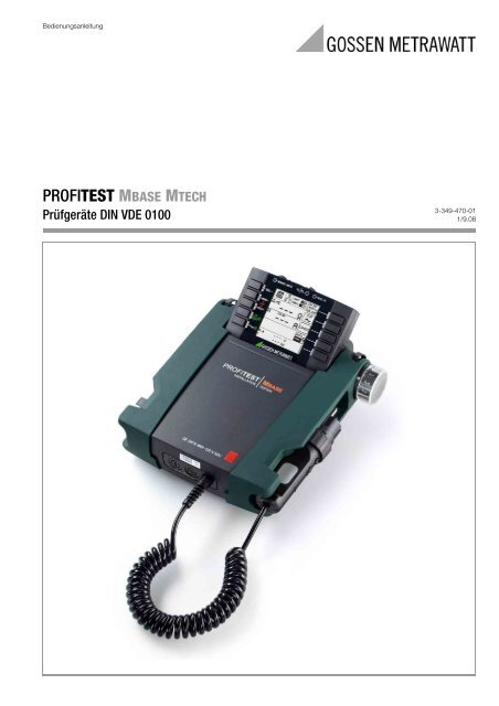 PROFITEST MBASE MTECH - datatec Gmbh