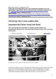 Zürich legt Akte Carlos endlich offen Jugendanwalt Gürber kriegt ...
