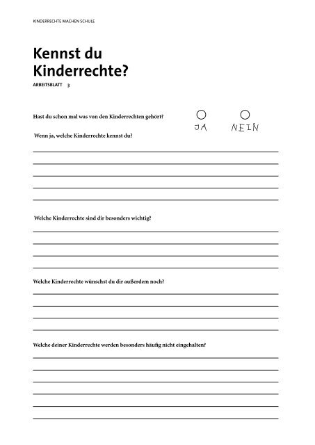 Kinderrechte machen Schule - Deutsche Kinderhilfe