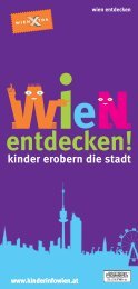 wien entdecken! kinder erobern die stadt - wienXtra