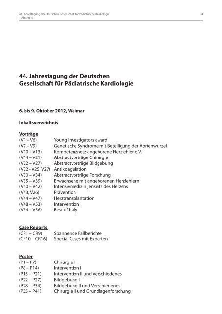 Abstraktband als pdf - DGPK-Deutsche Gesellschaft fÃ¼r PÃ¤diatrische ...