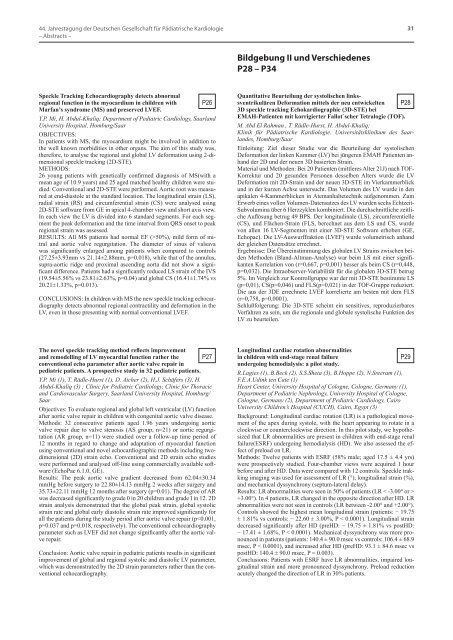 Abstraktband als pdf - DGPK-Deutsche Gesellschaft fÃ¼r PÃ¤diatrische ...
