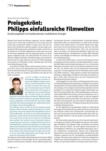 PreisgekrÃ¶nt: Philipps einfallsreiche Filmwelten - Kinderkrebsstiftung