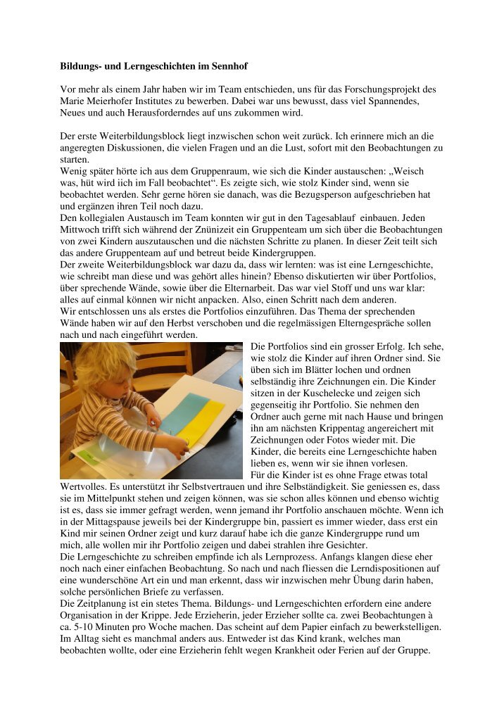 Bildungs Und Lerngeschichten Beispiel Lerngeschichte Magazine