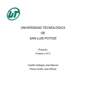 UNIVERSIDAD TECNOLÓGICA DE SAN LUIS POTOSÍ