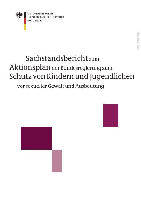 Sachstandsbericht zum Aktionsplan der Bundesregierung zum ...