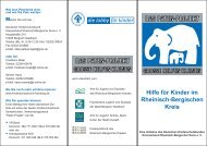Flyer Paten-Projekt - Kinderschutzbund Rheinisch-Bergischer Kreis