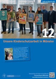 Jahresbericht 2012 - Kinderschutzbund