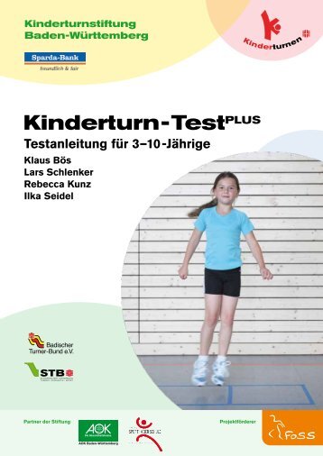 Kinderturn - TestPLUS - Kinderturnstiftung Baden-WÃ¼rttemberg