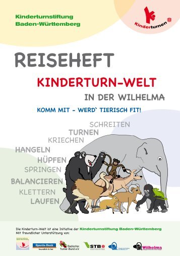 "Reiseheft" zur Kinderturn-Welt zum Download - Wilhelma