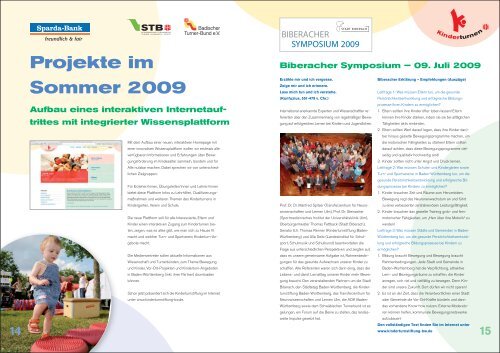 Die Kinderturnstiftung Baden-WÃ¼rttemberg