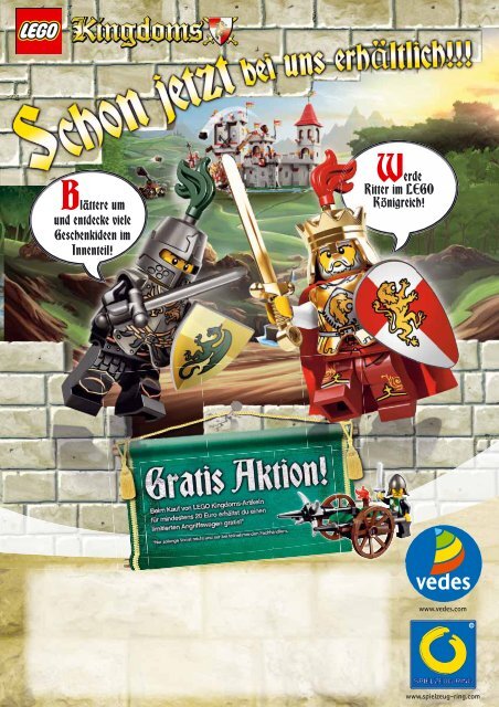 Werde Ritter im LEGO KÃ¶nigreich! BlÃ¤ttere um ... - Kinderwelt Hitzler