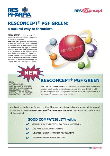 Resconcept PGF Green - Kinetik