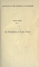 An Introduction to Early Welsh - Arthur Pendragon of Wales