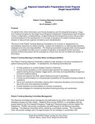 Patient Tracking Steering Committee Charter