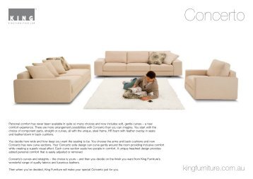 Concerto - King Furniture