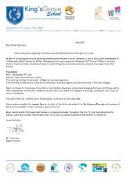 June 2013 Dear Parent/Guardian, I am writing to you regarding a trip ...