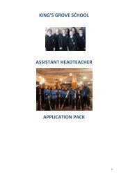 Download Assistant Headteacher Job Pack - kings-grove.cheshire ...