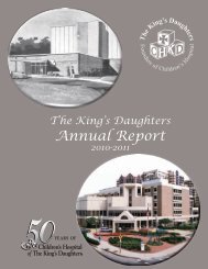 Download 2010-2011 Annual Report - The King's Daughters