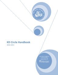 KD Circle Handbook - The King's Daughters