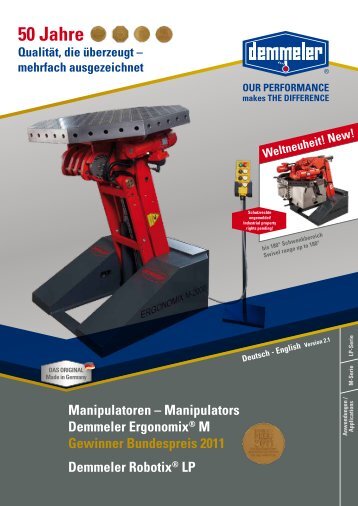 50 Jahre - Demmeler Maschinenbau GmbH & Co. KG