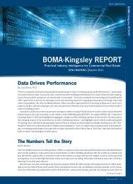 Autumn 2011 BOMA-Kingsley Report - Kingsley Associates