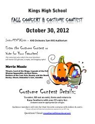 Orchestra Costume Contest