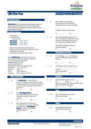 Ausschreibungstext - Kingspan Unidek